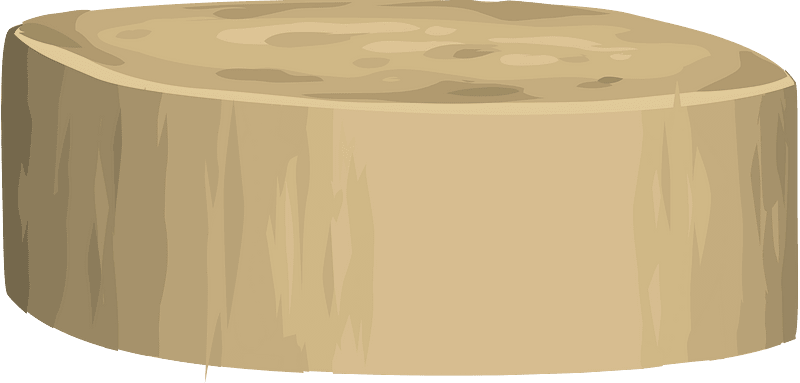Light brown stump
