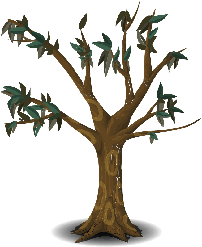 Paper fantasy tree