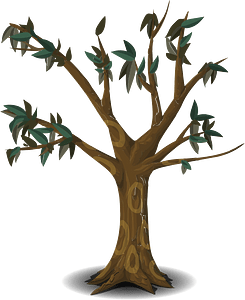 Paper fantasy tree