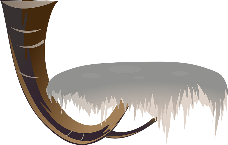 White tree branch