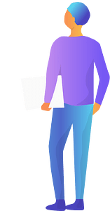 Man with documents