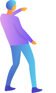 Man with paper