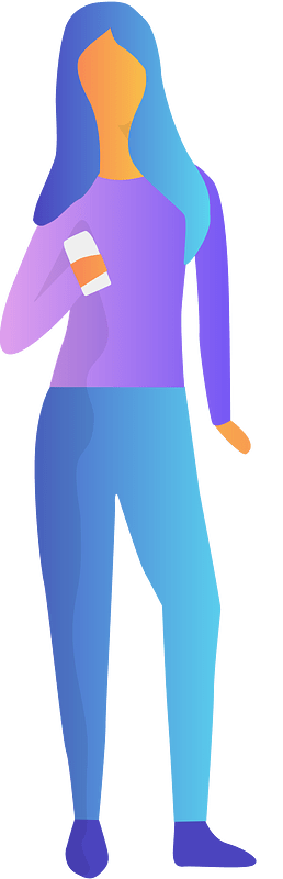 Woman check phone