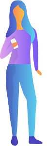 Woman check phone