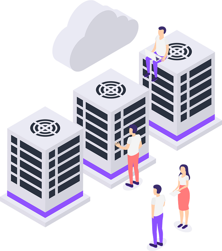 Cloud database SVG