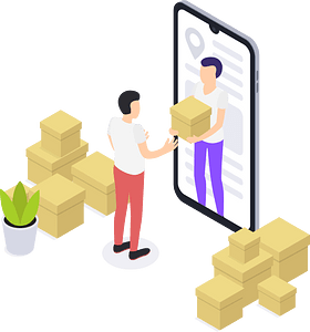 Delivery app SVG