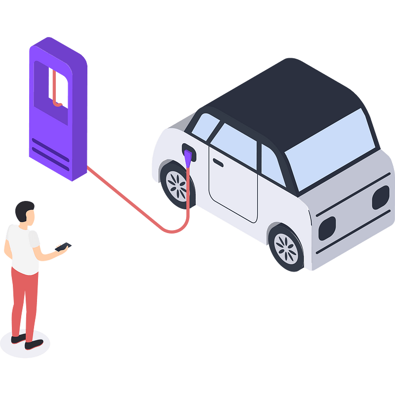 Electric car SVG