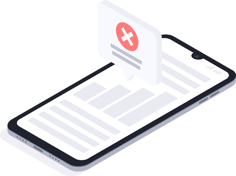 Error notification SVG
