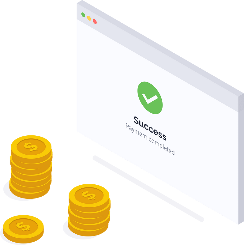 Payment completed SVG