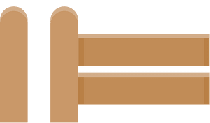 Dřevěný plot
