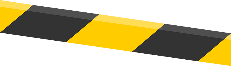 Black yellow barrier