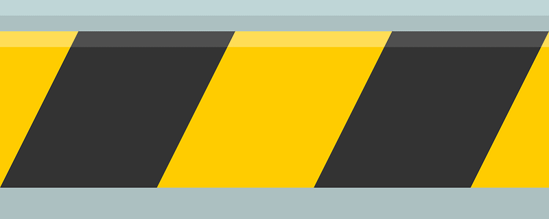 Black yellow barrier