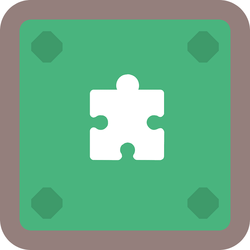 Green block 08 puzzle
