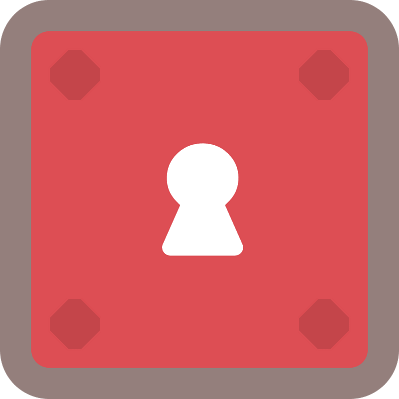 Red block 09 keyhole