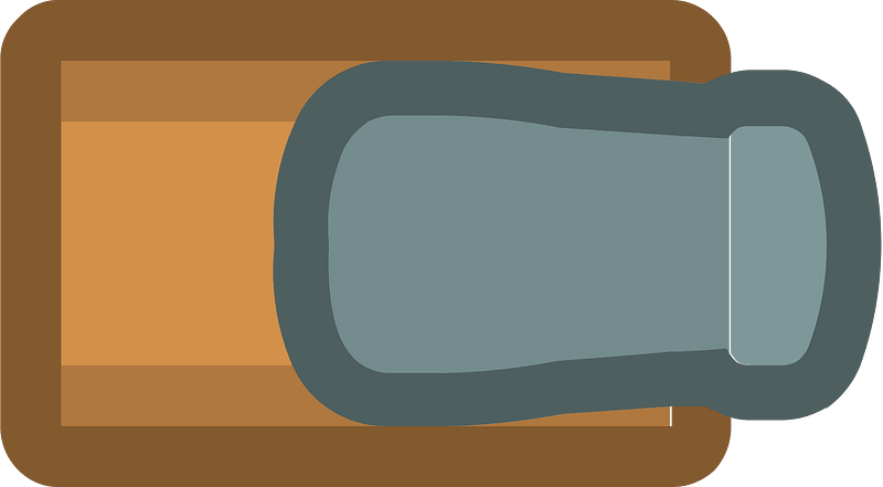 Disassembled cannon piece