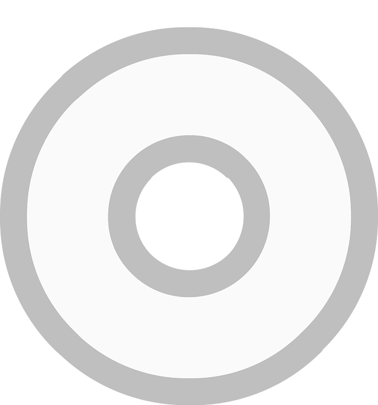 Grey outlined circle