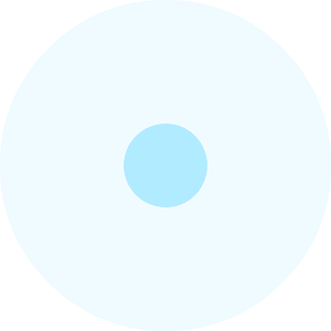 Light blue circle