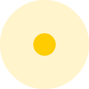 Light yellow circle