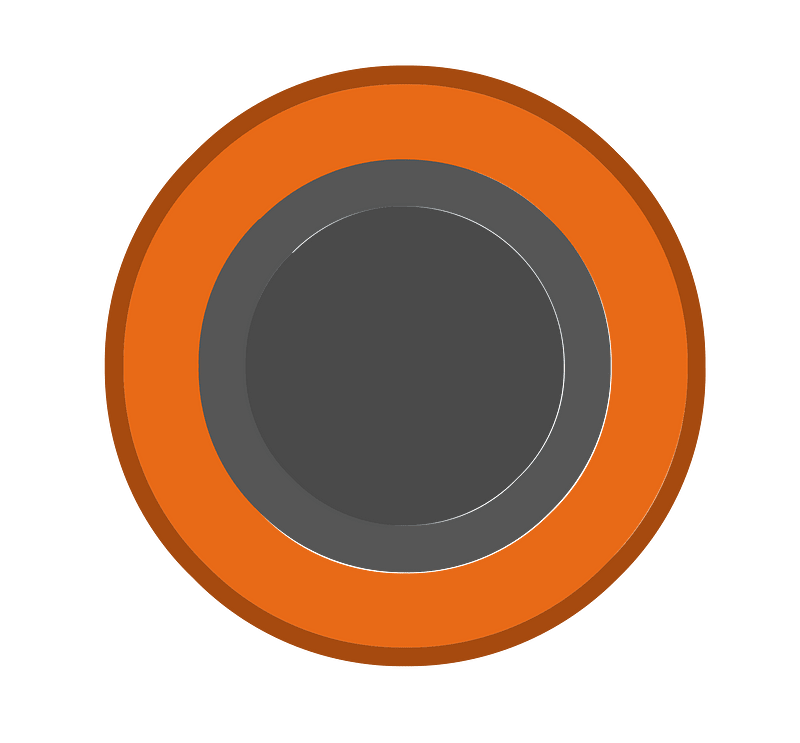 Red circle dark center