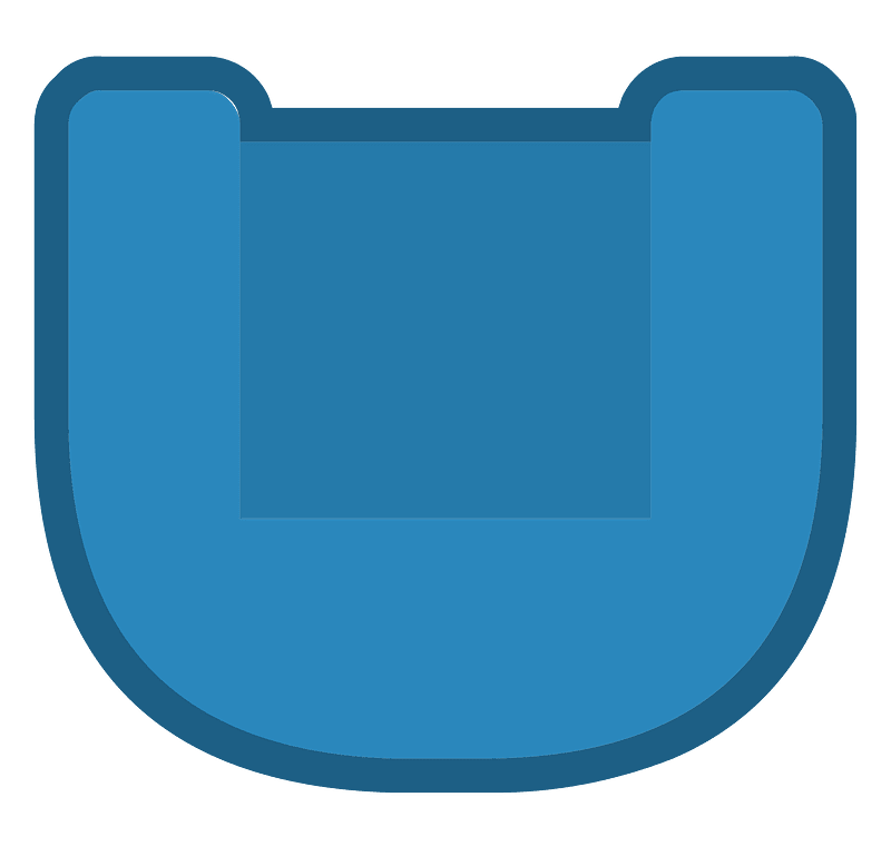 Blue gutter