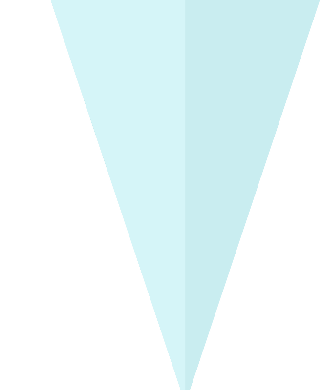 Blue ice spikes