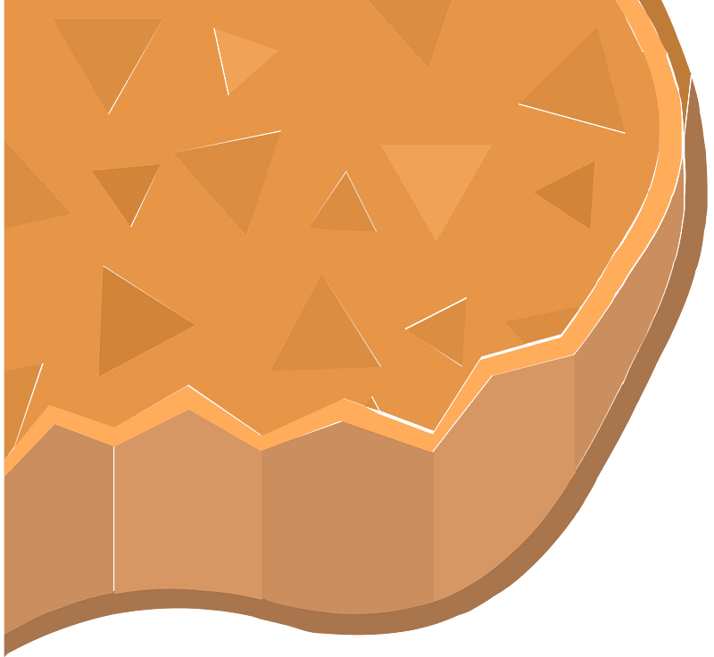 Brown rocks land
