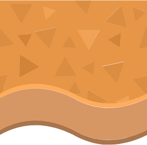 Brown rocks land
