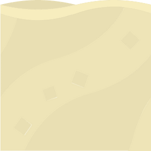 Beige sand platform