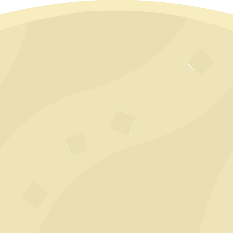 Beige sand platform