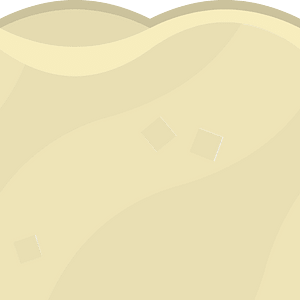 Beige sand platform