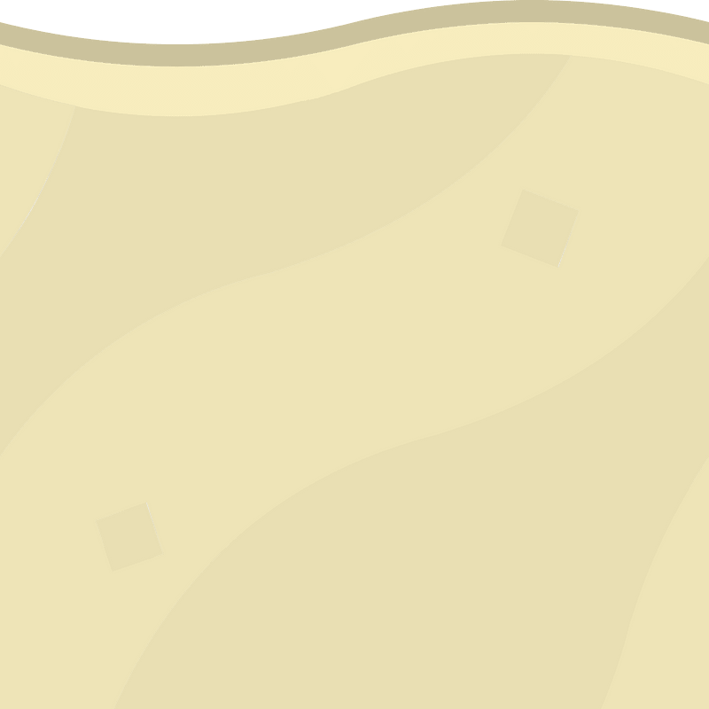 Beige sand platform