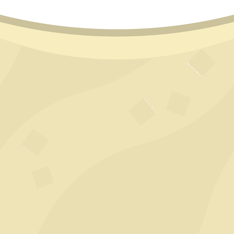 Beige sand platform