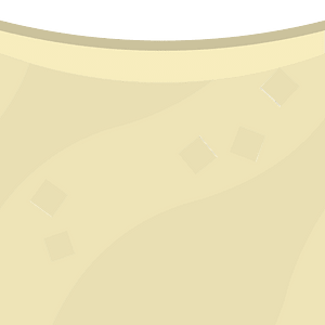 Beige sand platform