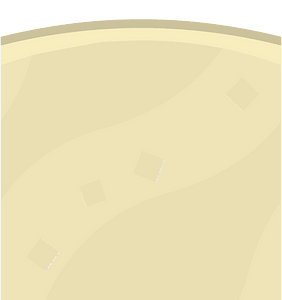 Beige sand platform