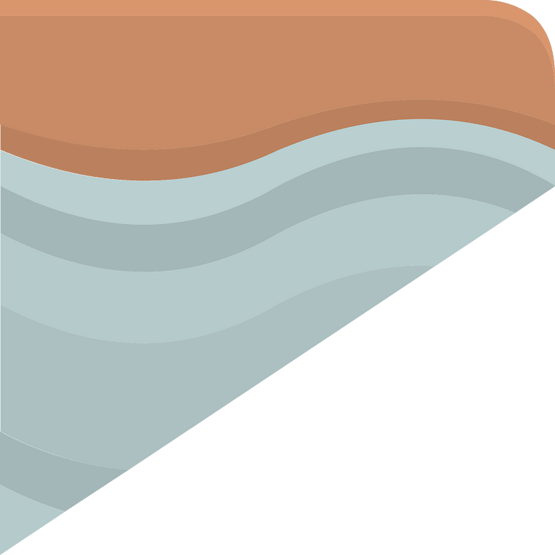 Brown land grey rock platform