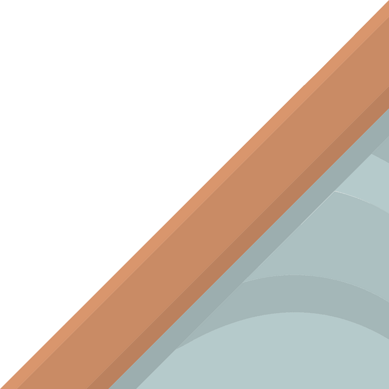Brown land grey rock platform