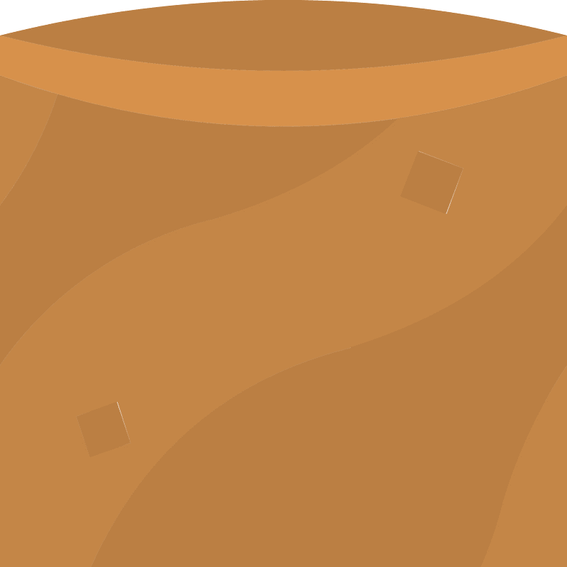 Brown land ground platform