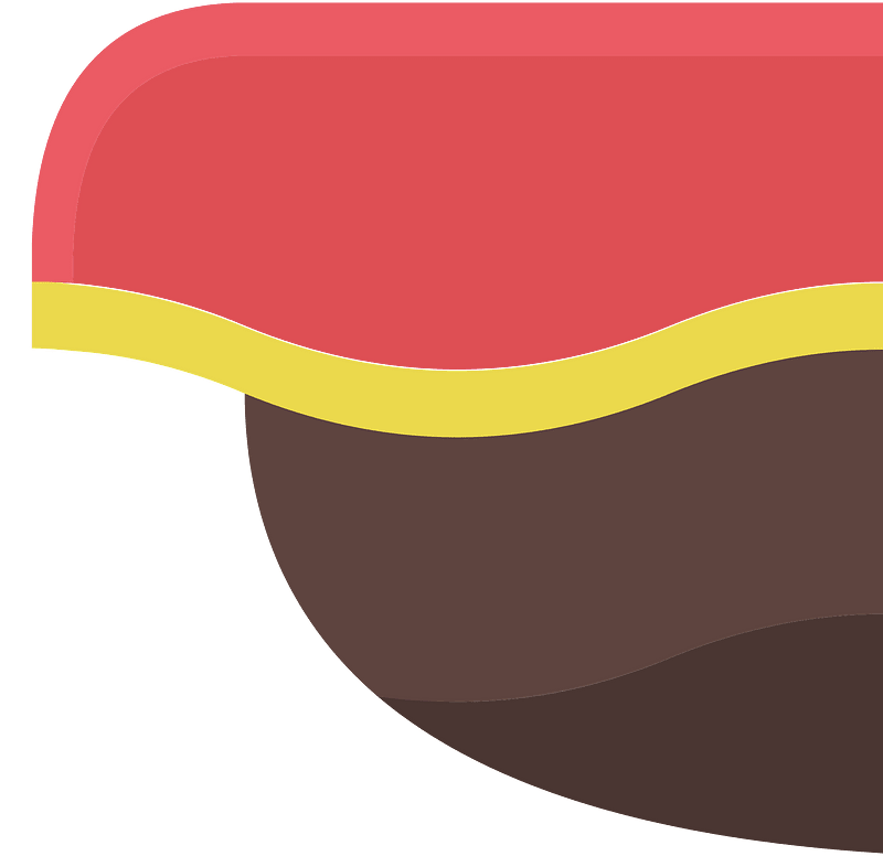 Red lava brown rock platform