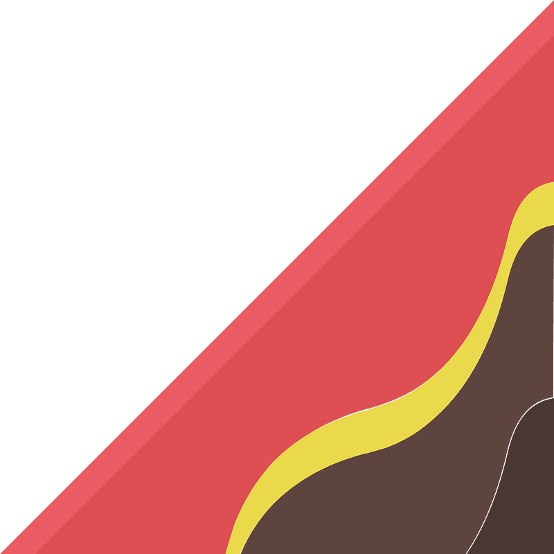 Red lava brown rock platform