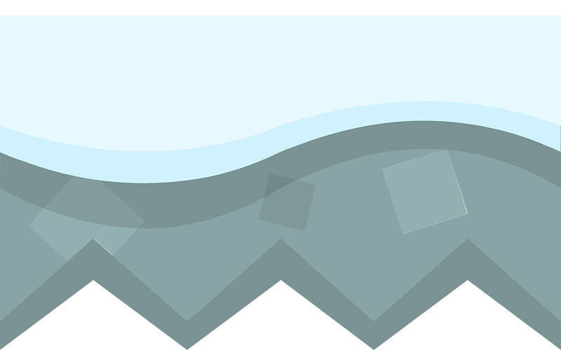 Snow surface grey rock platform