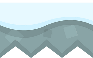 Snow surface grey rock platform