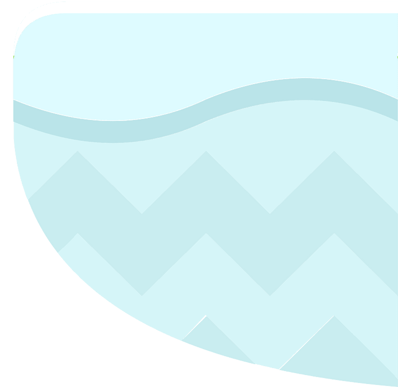 Snow surface zigzag ice platform