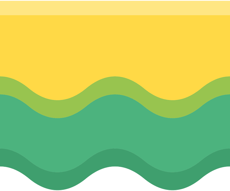 Yellow land green grass platform