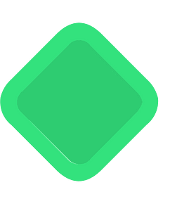 Green rhombus
