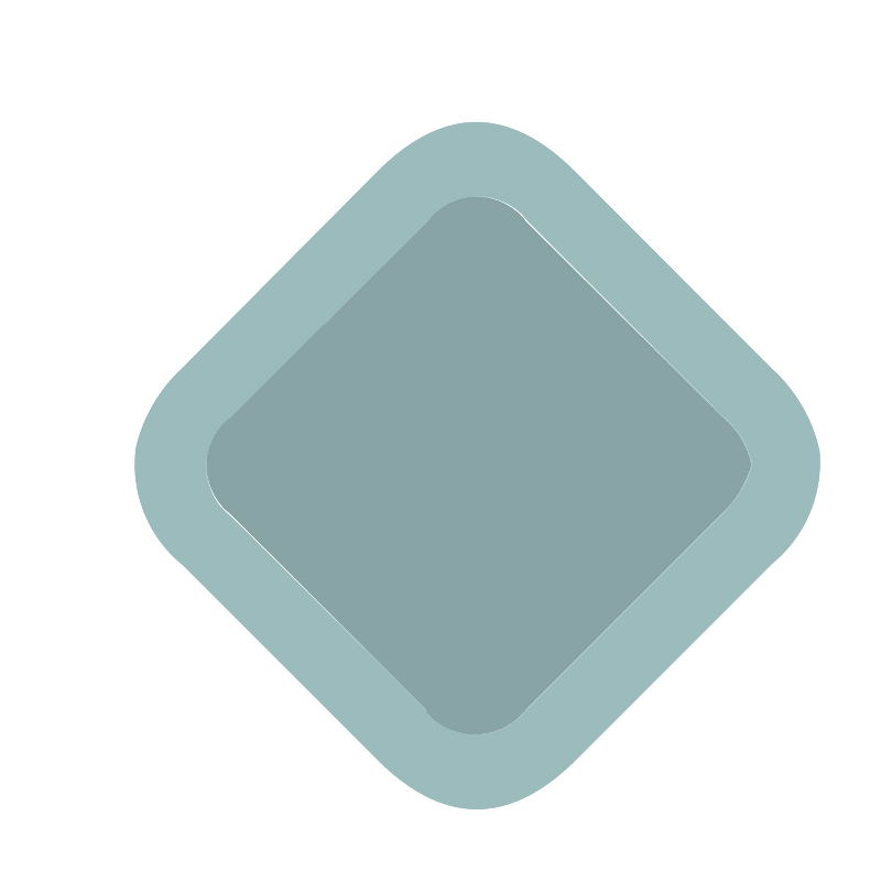 Grey rhombus