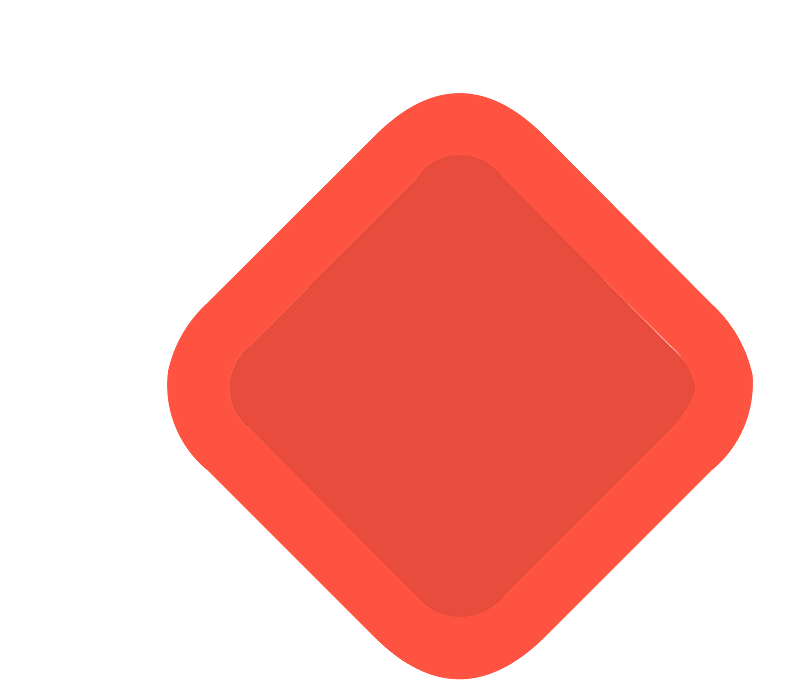 Red rhombus