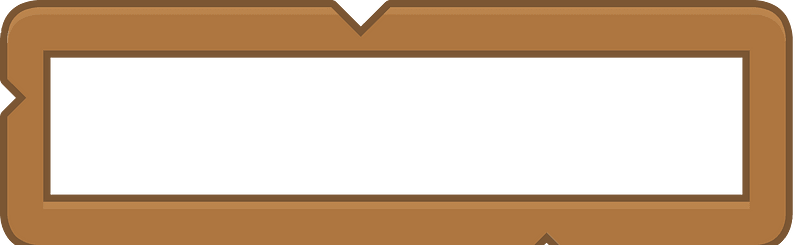 Brown horizontal rectangle