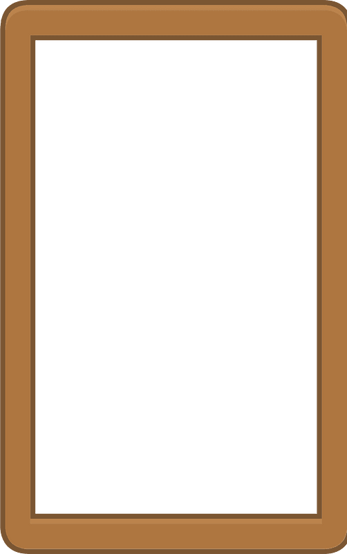 Brown vertical rectangle