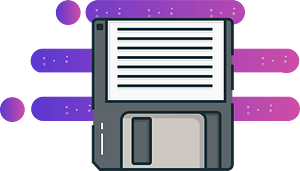 Flop disk vintage