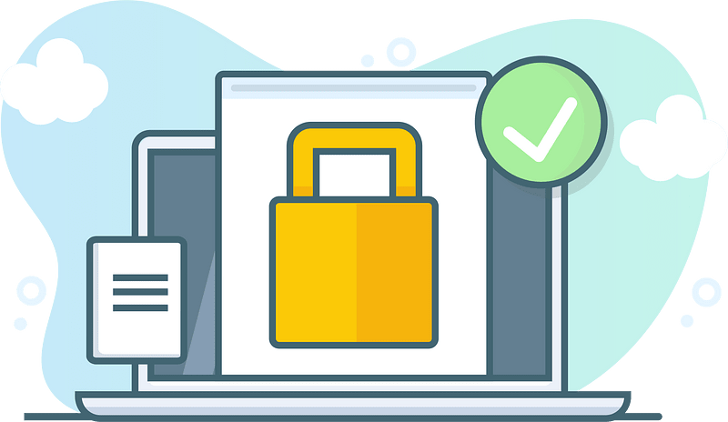 Secure check computer